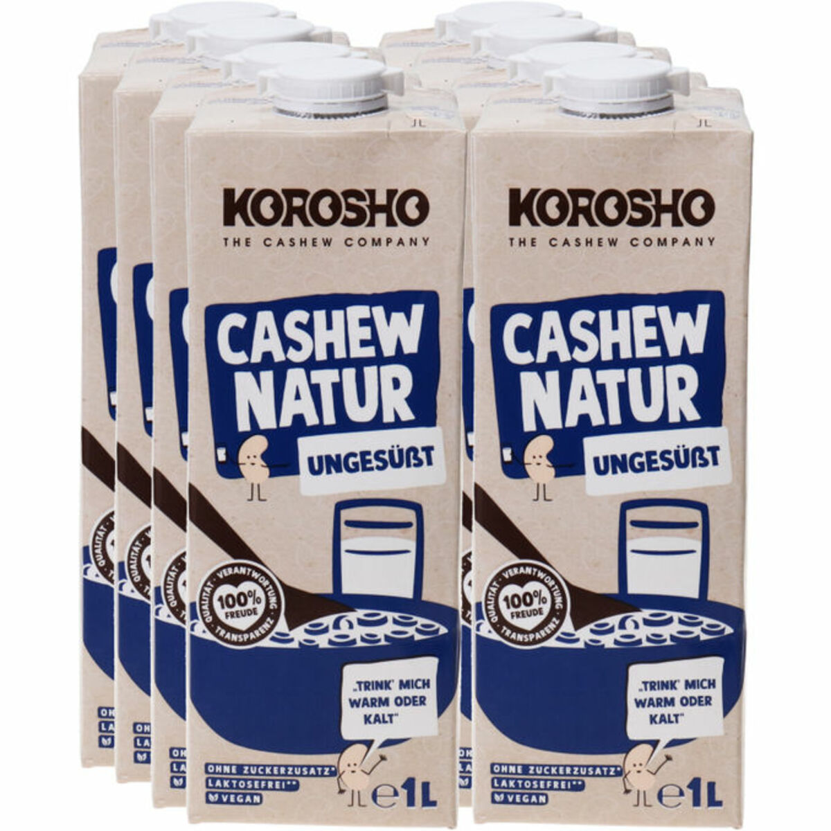 Bild 1 von Korosho Cashew Drink Natur, 8er Pack
