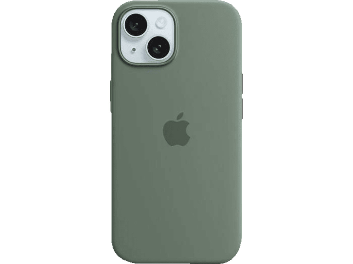 Bild 1 von APPLE Silikon Case mit MagSafe, Backcover, Apple, iPhone 15, Zypresse