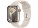 Bild 1 von APPLE Watch Series 9 GPS + Cellular 45 mm Smartwatch Aluminium Fluorelastomer, 130 - 180 mm, Polarstern