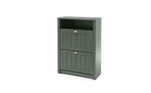 Schuhschrank grün Maße (cm): B: 80 H: 111 T: 36 Flur- & Dielenmöbel