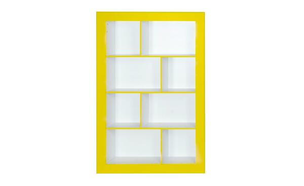 Bild 1 von Bücherregal gelb Maße (cm): B: 109 H: 159 Regale