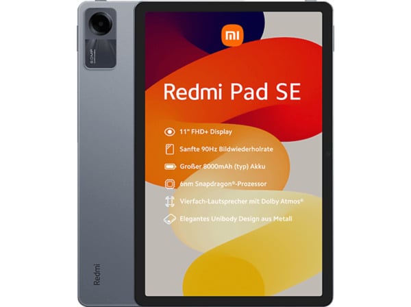 Bild 1 von XIAOMI Redmi Pad SE, Tablet, 128 GB, 11 Zoll, Graphite Gray