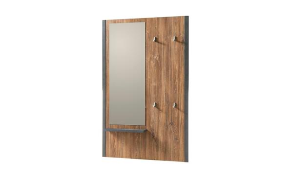 Bild 1 von Garderobenpaneel braun Maße (cm): B: 90 H: 14 Regale