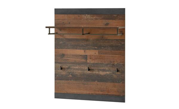Bild 1 von Garderobenpaneel braun Maße (cm): B: 80 H: 100 Regale