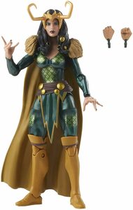 Hasbro Actionfigur Marvel Legends - Retro Actionfigur - Loki - Agent von Asgard - austauschbare Hände