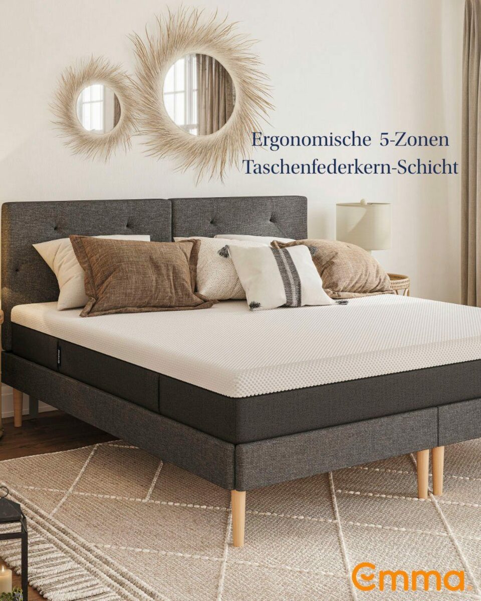 Bild 2 von Taschenfederkernmatratze Emma 25 Federkern, Emma, 25 cm hoch, Matratze in 90x200 cm und weiteren Größen, Premium-Matratze