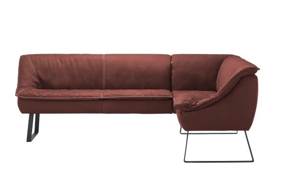 Bild 2 von Eckbank  Leder Alino Rot ca. 283x192 cm