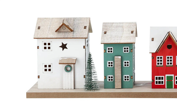 Bild 3 von LED Objekt Häuserreihe