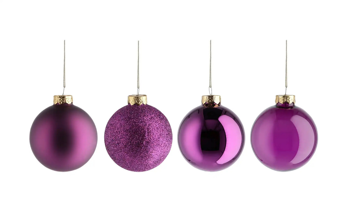 Bild 1 von Weihnachtskugeln, 42er Set Rosa