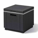 Bild 1 von ALLIBERT ICE-Cube Kühlbox, graphit, Geflechtoptik