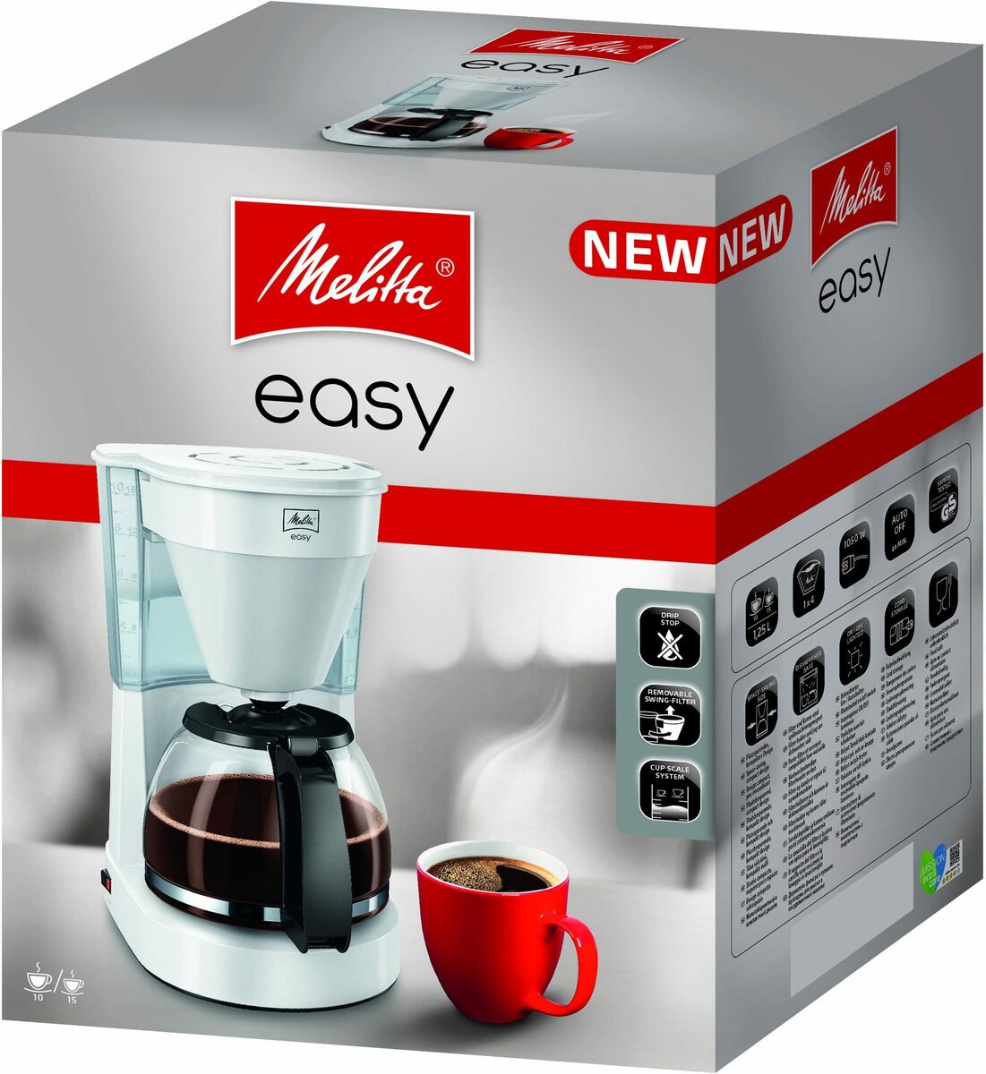Bild 4 von Melitta Filterkaffeemaschine Easy 1023-01, 1x4