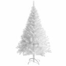 Bild 1 von Homewit Künstlicher Weihnachtsbaum 120/150/180cm Tannenbaum mit Metall Ständer Abziehbar und Klappbar, Weihnachtsdeko, für Zuhause, Adventskalender, Wohnzimmer, Hof, Weihnachtsfeier