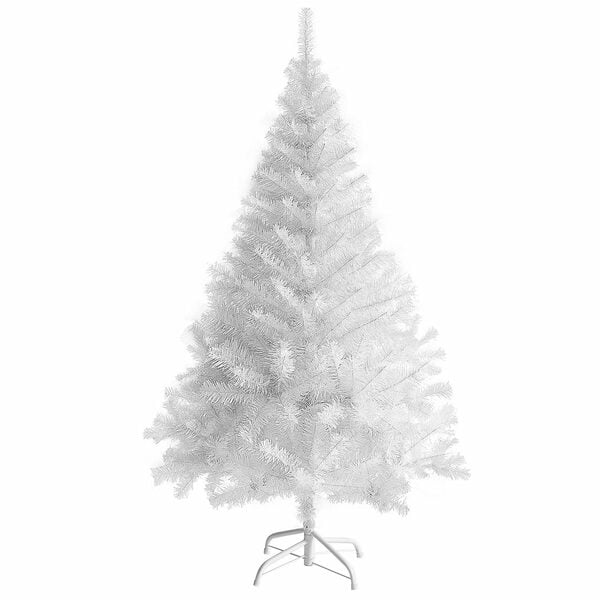 Bild 1 von Homewit Künstlicher Weihnachtsbaum 120/150/180cm Tannenbaum mit Metall Ständer Abziehbar und Klappbar, Weihnachtsdeko, für Zuhause, Adventskalender, Wohnzimmer, Hof, Weihnachtsfeier