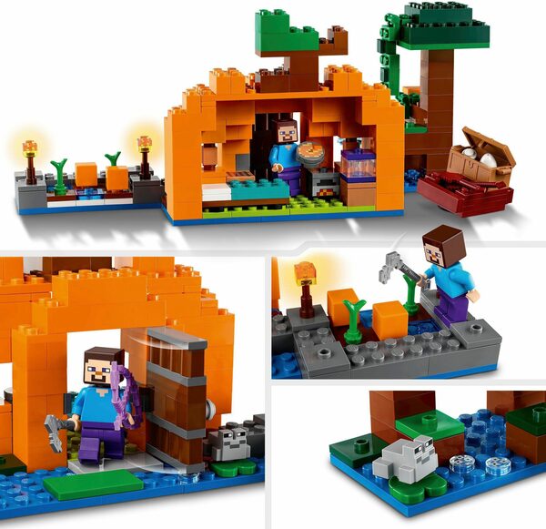 Bild 2 von LEGO® Konstruktionsspielsteine Die Kürbisfarm (21248), LEGO® Minecraft, (257 St), Made in Europe