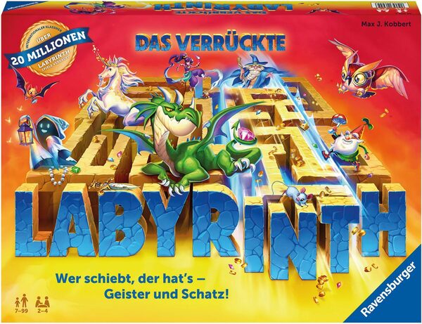 Bild 1 von Ravensburger Spiel, Familienspiel Das verrückte Labyrinth, FSC® - schützt Wald - weltweit; Made in Europe