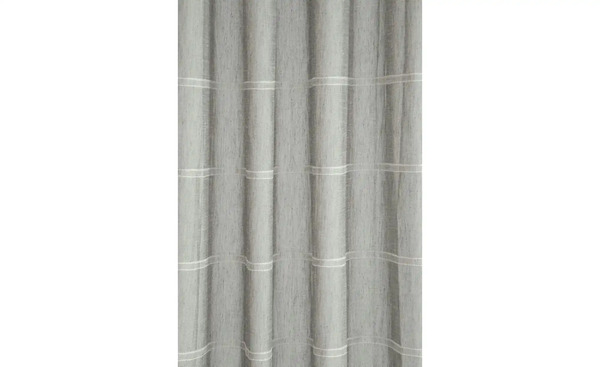 Bild 2 von Ösenschal Grau gestreift