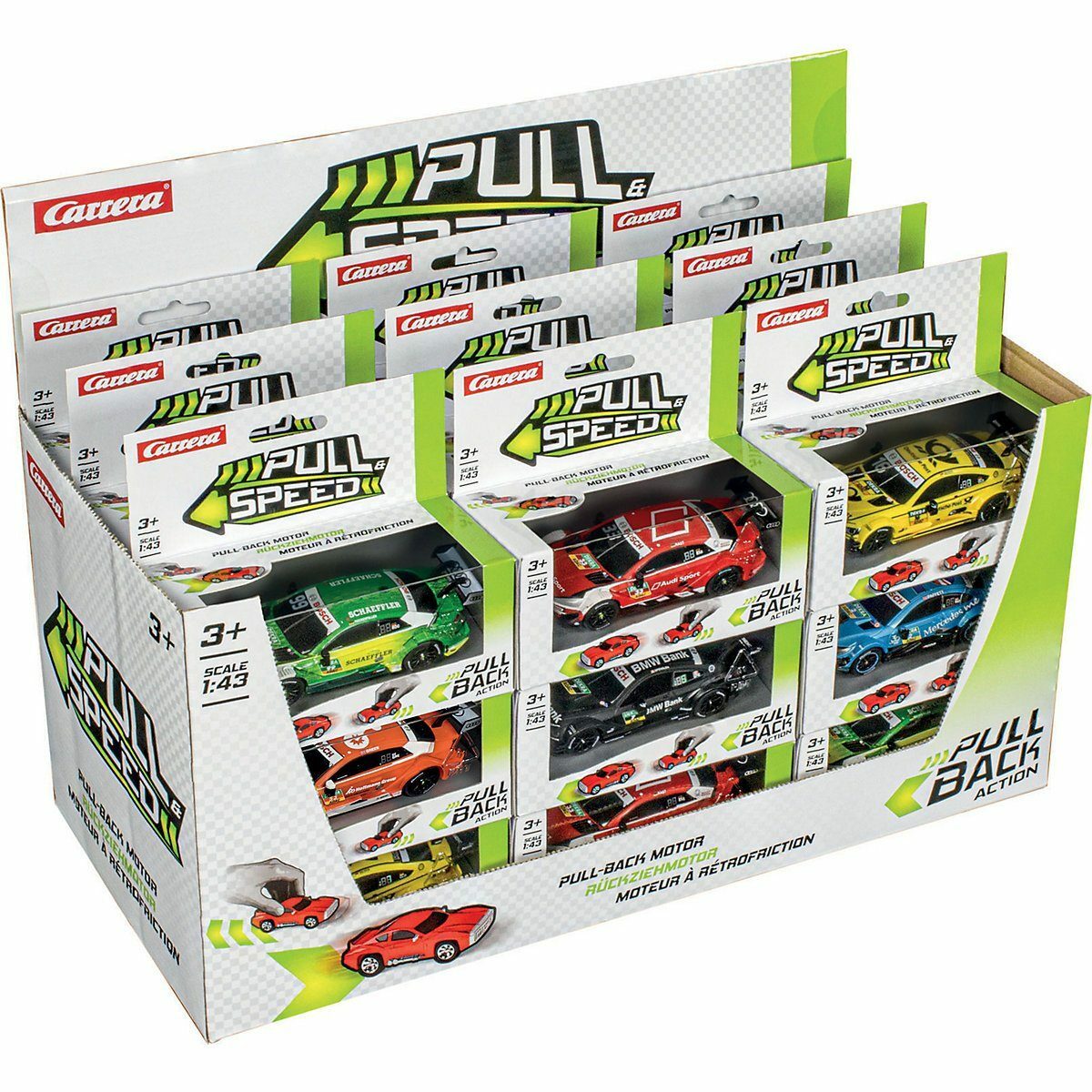Bild 1 von Carrera® Spielzeug-Auto CARRERA Pull & Speed - DTM Pull Back Auto mit