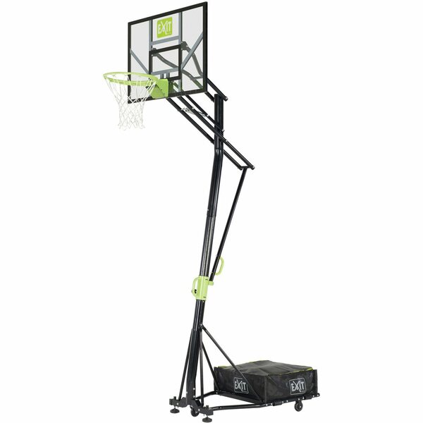 Bild 1 von EXIT Galaxy versetzbarer Basketballkorb auf Rädern mit Dunkring - grün/schwarz