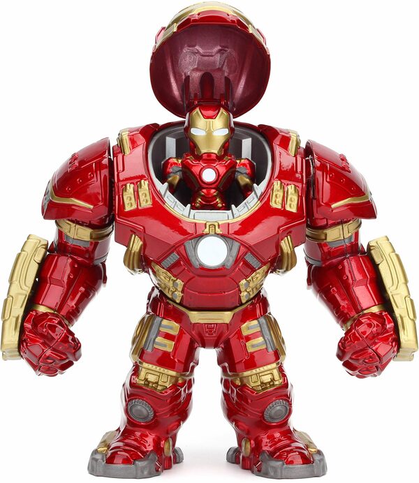 Bild 1 von JADA Actionfigur Marvel Hulkbuster + Ironman Figur, aus Metall