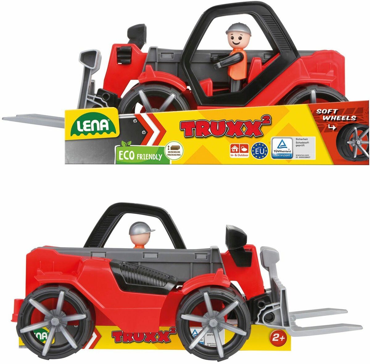 Bild 4 von Lena® Spielzeug-Radlader TRUXX² Teleskoplader, inklusive Spielfigur; Made in Europe