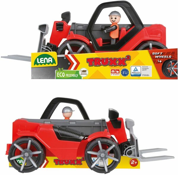 Bild 4 von Lena® Spielzeug-Radlader TRUXX² Teleskoplader, inklusive Spielfigur; Made in Europe