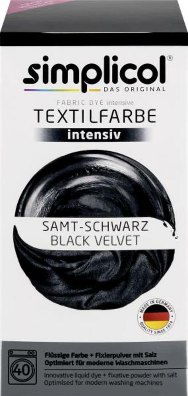 Bild 1 von Simplicol Textilfarbe Intensiv Samt-Schwarz