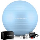 Bild 1 von EliteAthlete® Gymnastikball Sitzball Büro ergonomisch mit Anti Burst System - Fitness Yoga Pilates Schwangerschaft - Schwangerschaftsball Fitnessball Yogaball - Yoga Ball inkl. Luftpumpe - Frosty 8