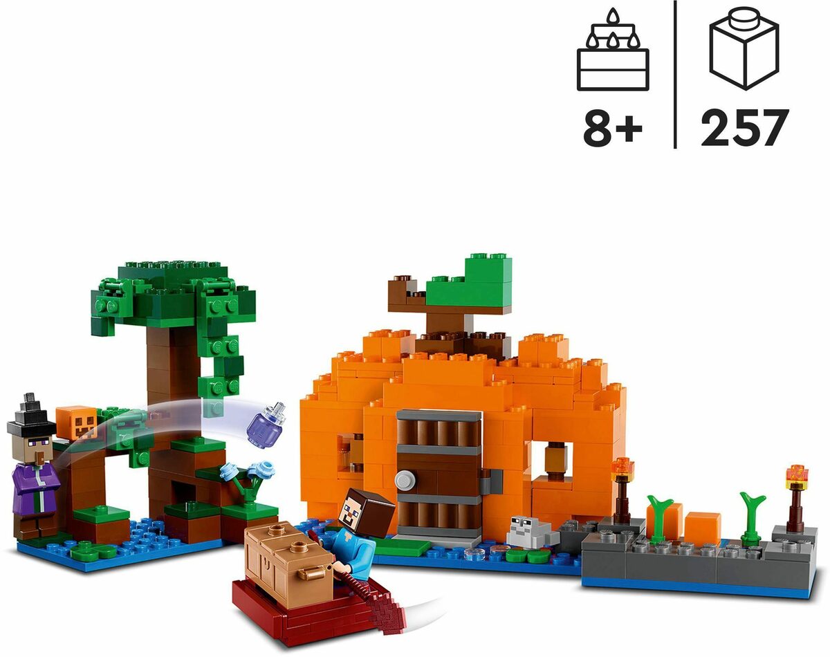 Bild 3 von LEGO® Konstruktionsspielsteine Die Kürbisfarm (21248), LEGO® Minecraft, (257 St), Made in Europe