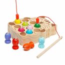 Bild 2 von BeebeeRun Lernspielzeug Magnetisches Angelspiel, Holzspielzeug für Kinder ab 2 Jahren, Fischspielzeug, Montessori Motoriklernen, Weihnachtsgeschenk