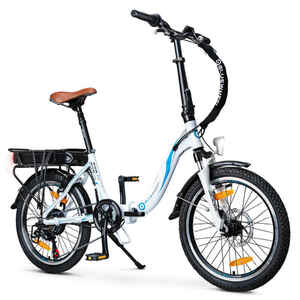 E-Bike klappbar - Shimano 7 Gang-Schaltung - 25 km/h bis zu 150 km Reichweite