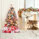 Bild 2 von COSTWAY Künstlicher Weihnachtsbaum, mit 8 Lichtmodi & 472 PE PVC Zweigspitzen