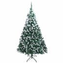 Bild 2 von MDHAND Künstlicher Weihnachtsbaum 7ft 870 Zweig Spitze Spray weißer Weihnachtsbaum, Kiefern, mit Metallbügel