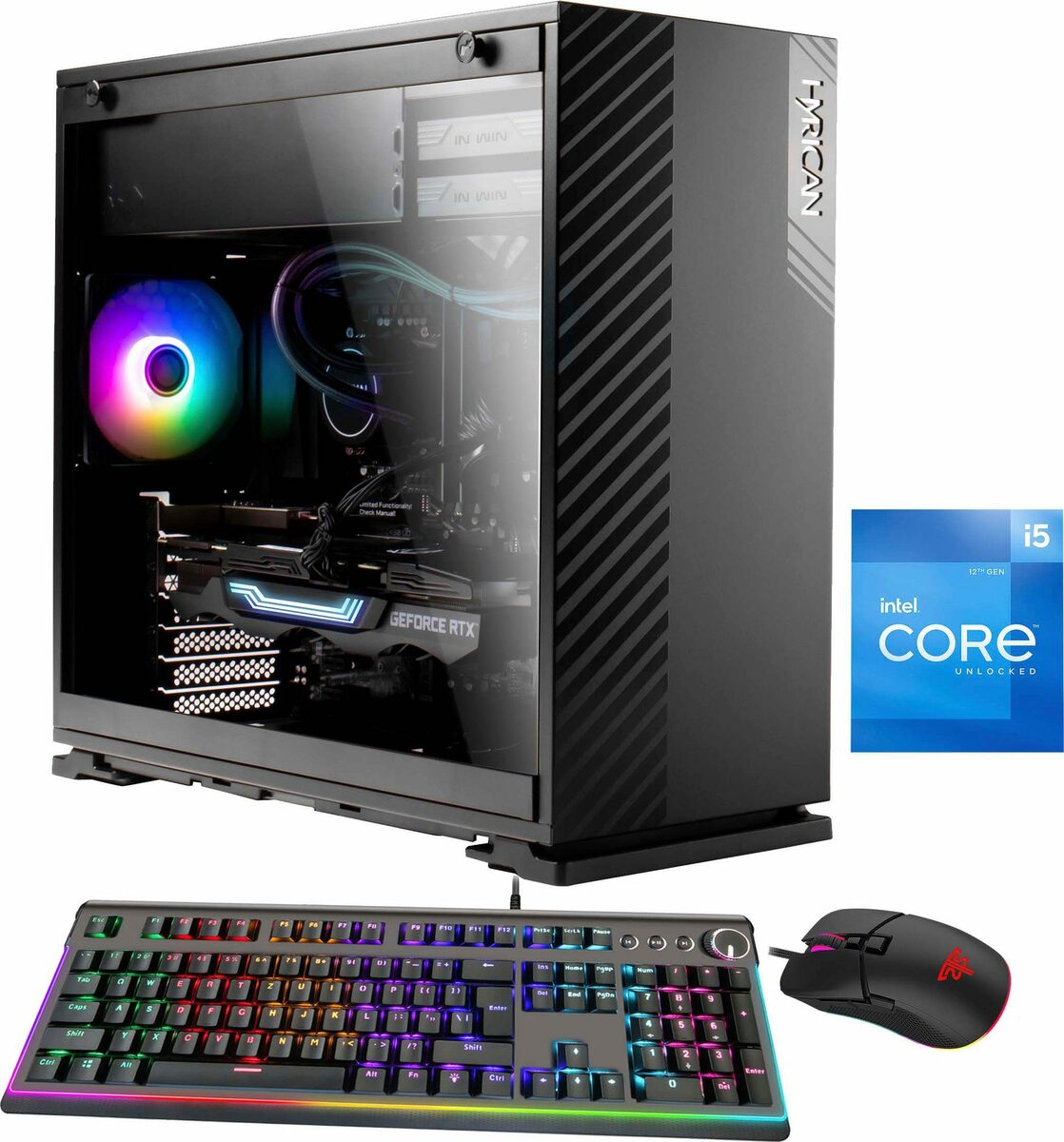 Bild 1 von Hyrican Alpha 6847 Gaming-PC (Intel® Core i5 12400F, RTX 3060, 16 GB RAM, 1000 GB SSD, Wasserkühlung, Windows 11)
