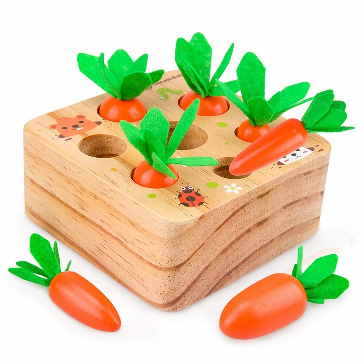 Bild 1 von Haiaveng Spielturm-Spielzeugset Baby Holzspielzeug,Lernspielzeug für Kinder als Geburtstagsgeschenk