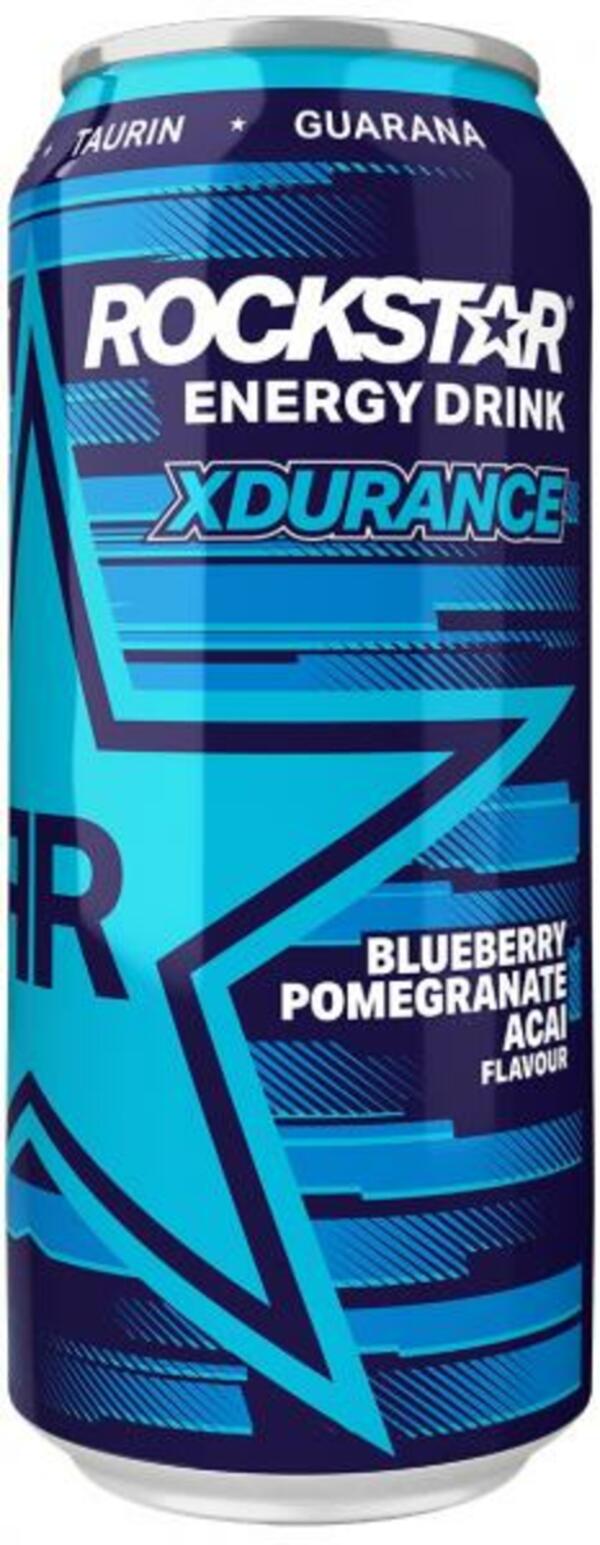 Bild 1 von Rockstar Xdurance Energy Drink Blueberry (Einweg)