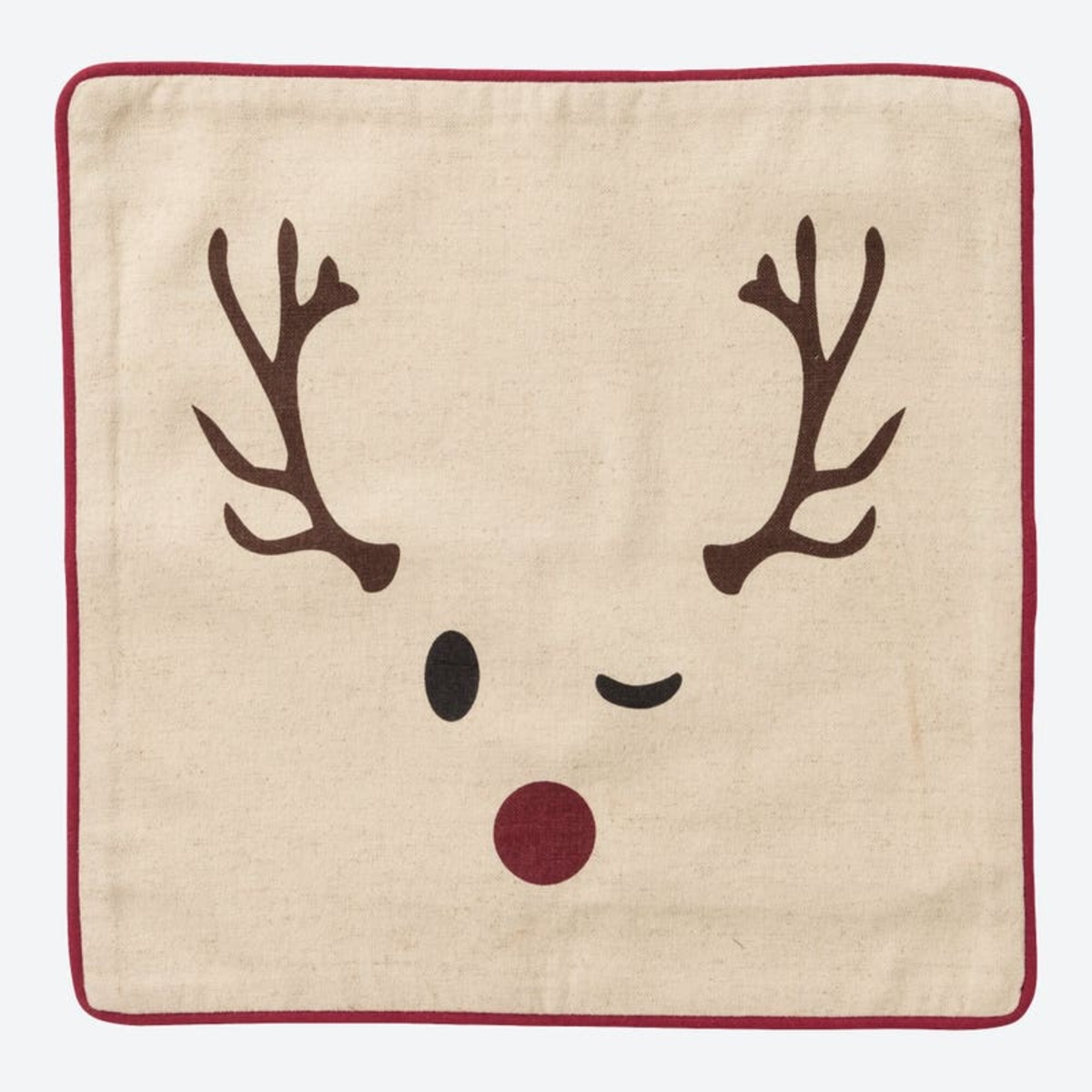 Bild 1 von Kissenhülle mit Rentier-Motiv, ca. 40x40cm