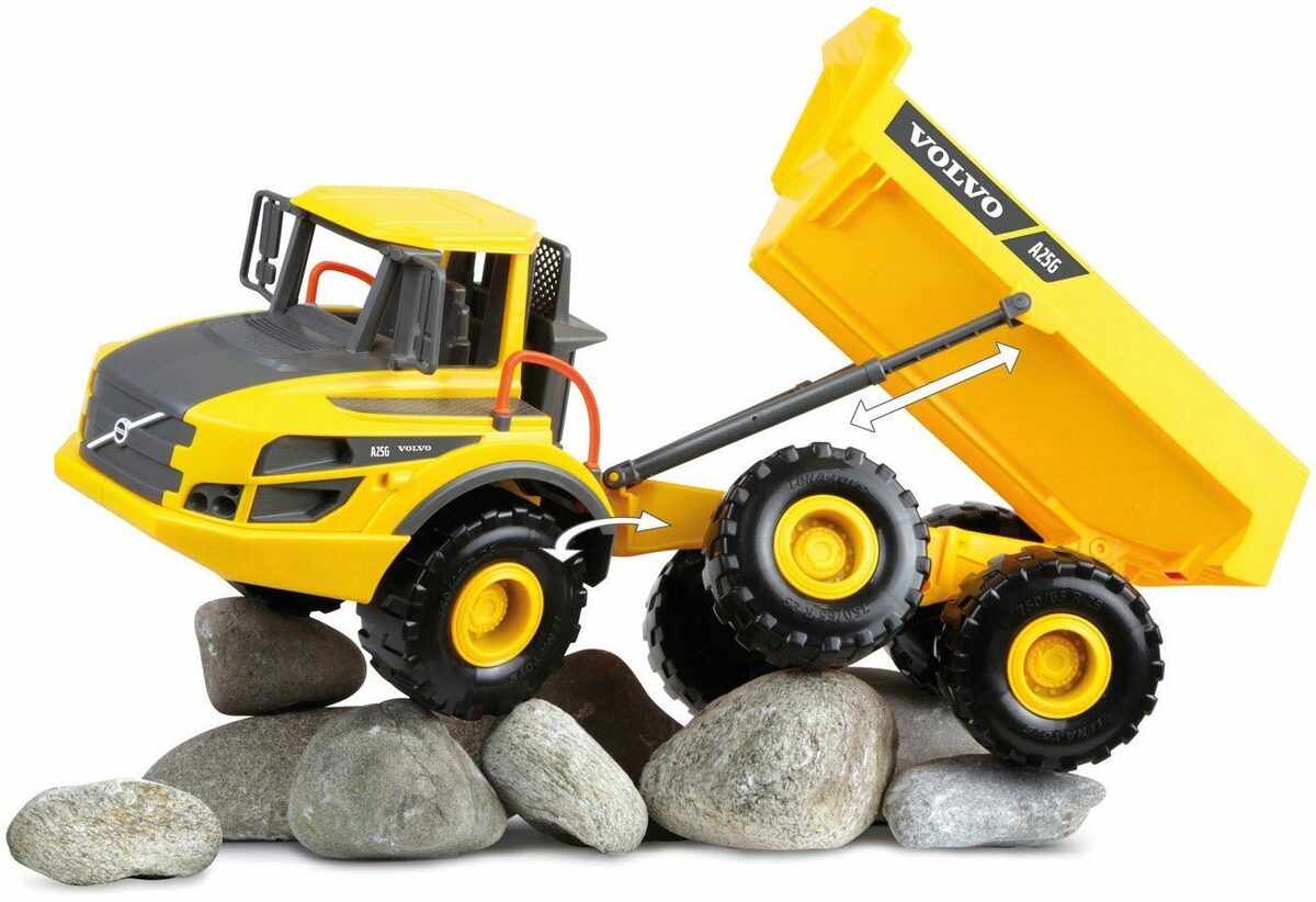 Bild 2 von Lena® Spielzeug-Kipper WORXX Knickgelenkkipper Volvo A25G, Made in Europe