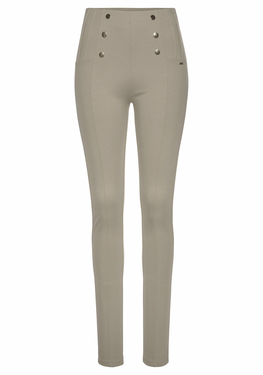 Bild 2 von LASCANA Highwaist Leggings mit Zierknöpfen