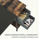 Bild 3 von FLEXISPOT Schreibtisch PRO F7 (Home Office PC-Tisch), mit 3 Tier Lagerregalen, Schreibtisch mit Schubladen