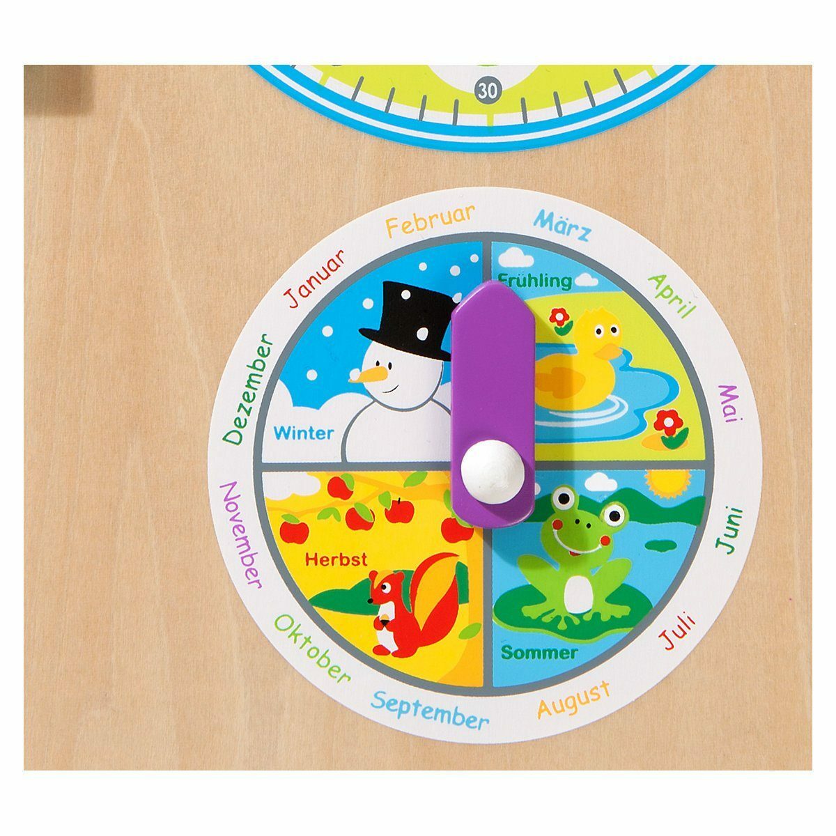 Bild 4 von myToys ORIGINALS Lernspielzeug Kalenderuhr aus Holz