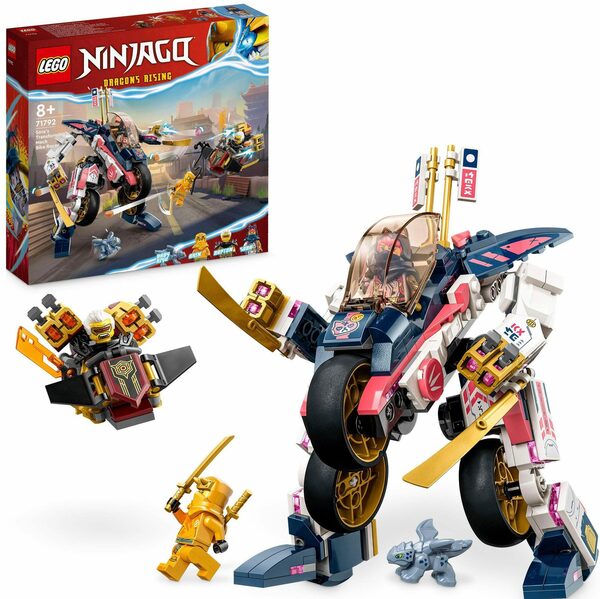 Bild 1 von LEGO® Konstruktionsspielsteine Soras Mech-Bike (71792), LEGO® NINJAGO, (384 St), Made in Europe