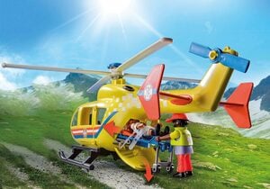 Playmobil® Konstruktions-Spielset Rettungshelikopter (71203), City Life, Made in Europe