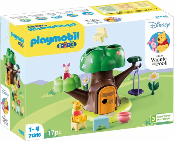 Bild 1 von Playmobil® Konstruktions-Spielset Winnies & Ferkels Baumhaus (71316), Playmobil 1-2-3, (17 St), Made in Europe