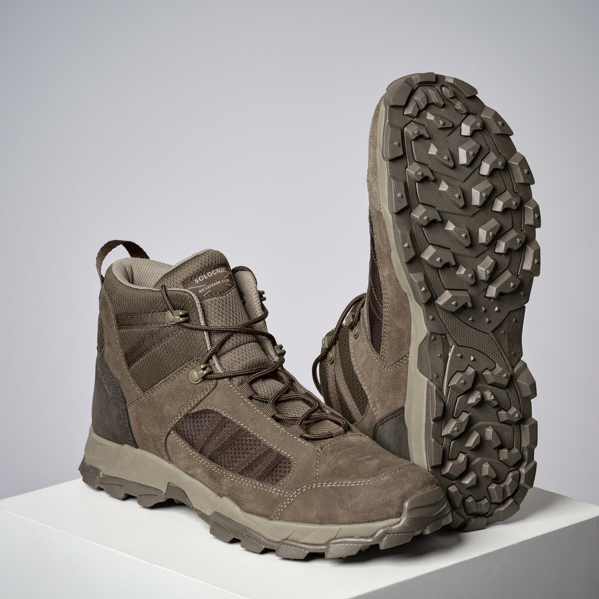 Bild 1 von Jagdstiefel Sporthunt 500 leicht strapazierfähig beige
