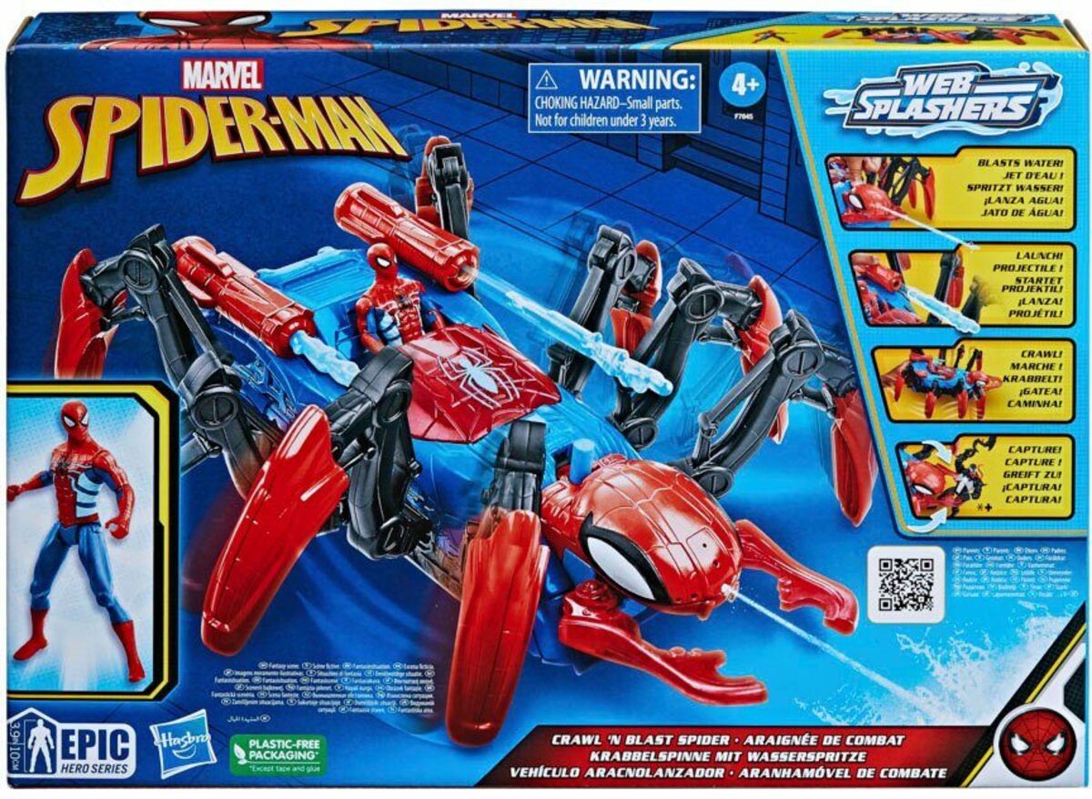 Bild 3 von Hasbro Actionfigur Marvel Spider-Man Krabbelspinne mit Wasserspritze
