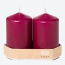Bild 1 von Diana Kerzen Stumpenkerzen in verschiedenen Farben, ca. 6x10cm, 2er-Set