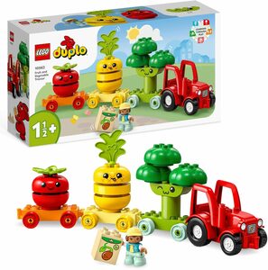 LEGO® Konstruktionsspielsteine Obst- und Gemüse-Traktor (10982), LEGO® DUPLO My First, (19 St)