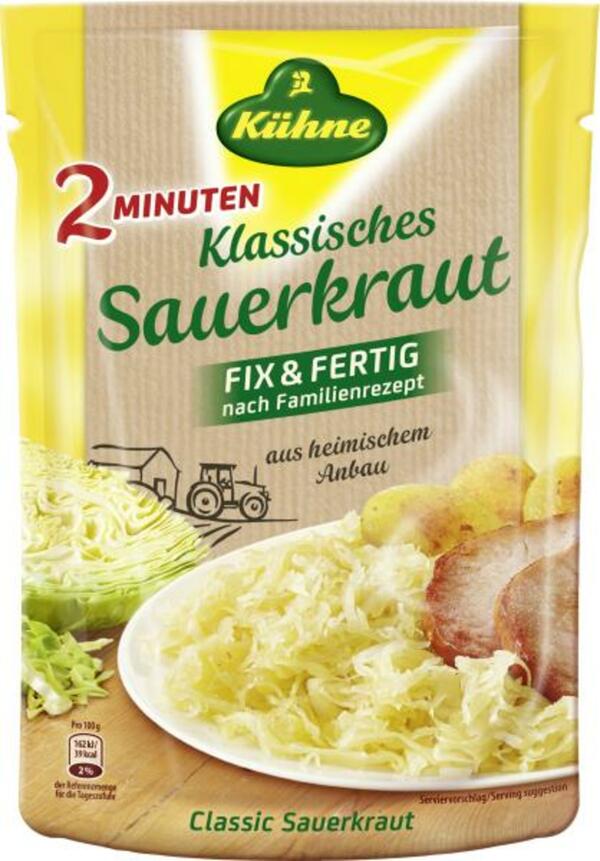 Bild 1 von Kühne Fix & Fertig Sauerkraut klassisch