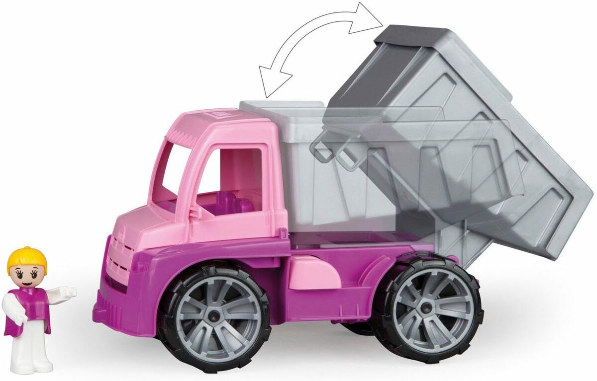 Bild 2 von Lena® Spielzeug-Kipper TRUXX, rosa, inklusive Spielfigur; Made in Europe