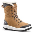 Bild 1 von Winterschuhe Damen hoch Leder warm wasserdicht Wandern - SH900 braun